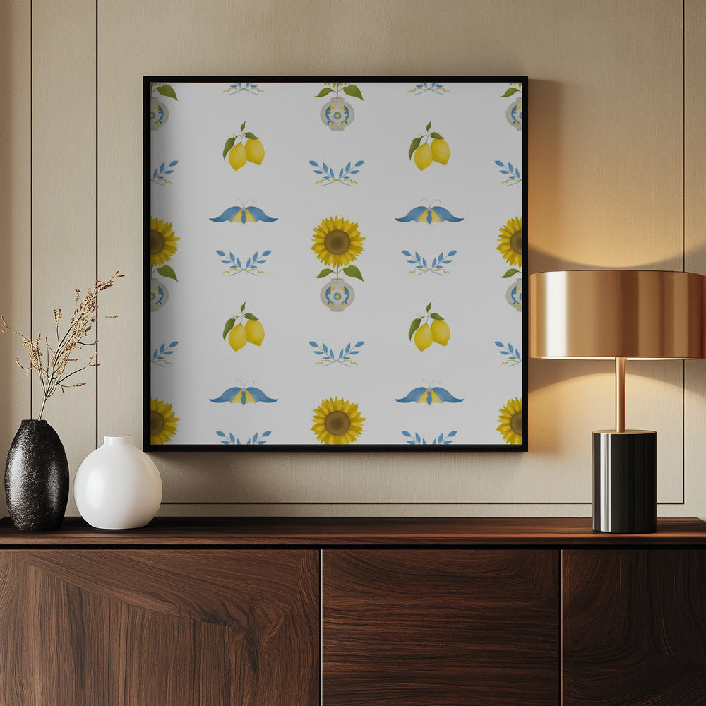 Italien Vintage Muster | Poster
