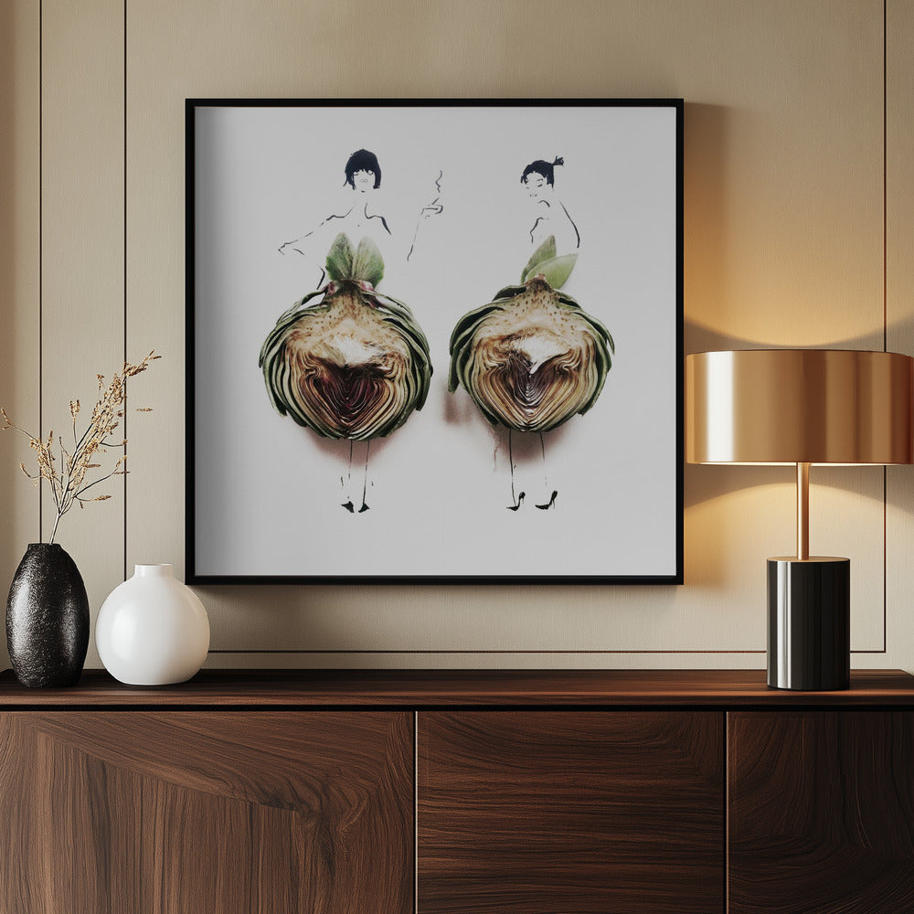 Artischocken-Duo | Poster