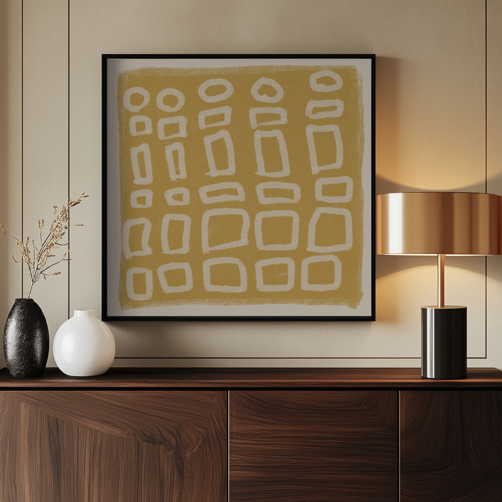 Abstract squares and cirlces | Poster