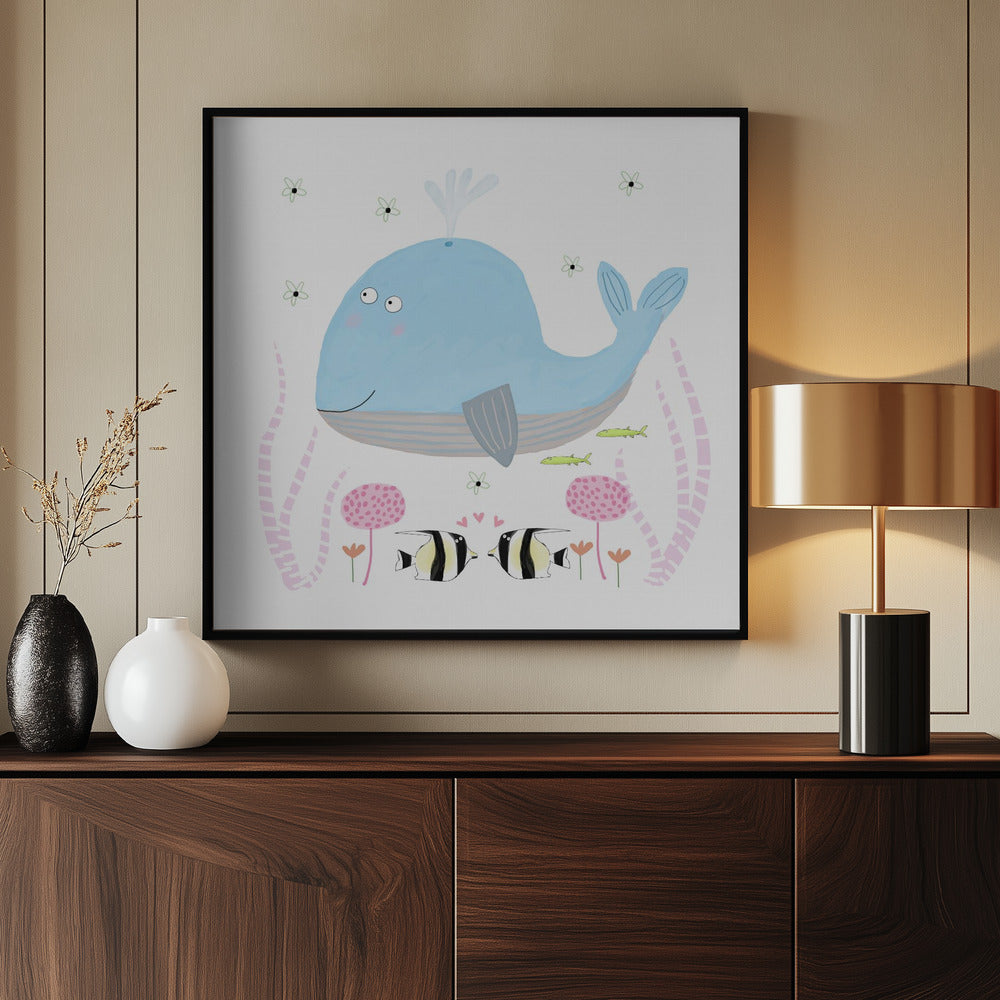Whale's Garden Dream | Poster
