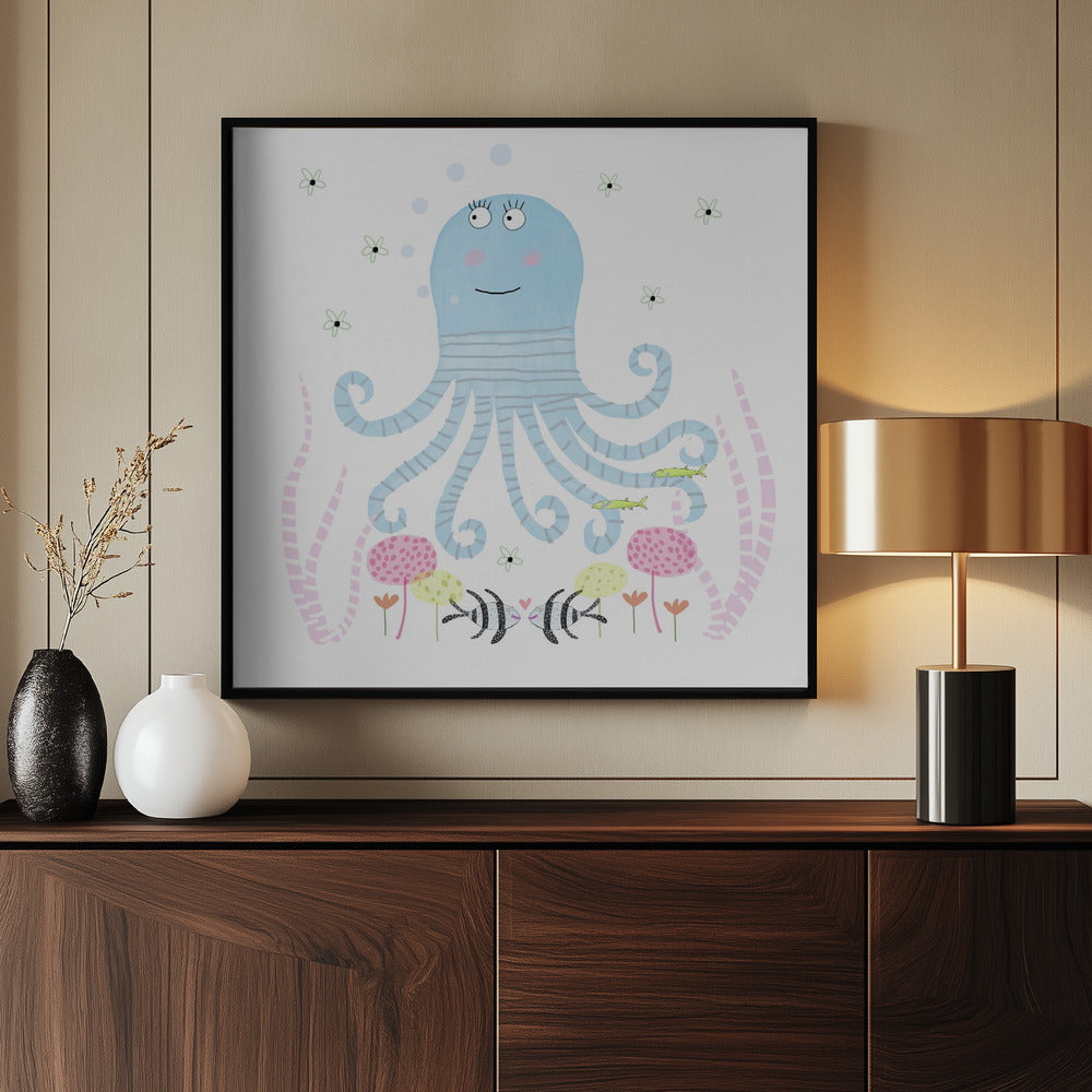 Lächelnder Meeresfreund | Poster