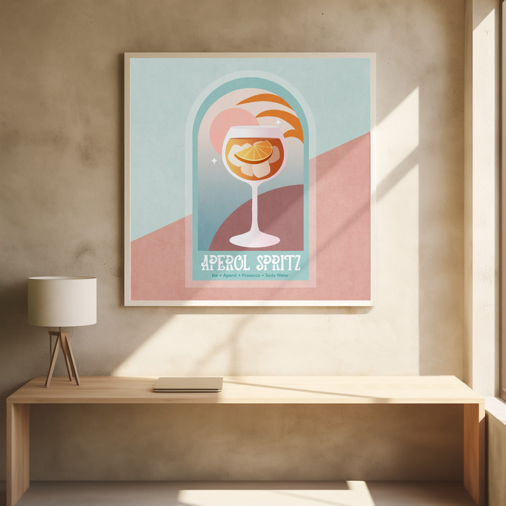 Sonnenuntergangs-Schluckgenuss | Poster