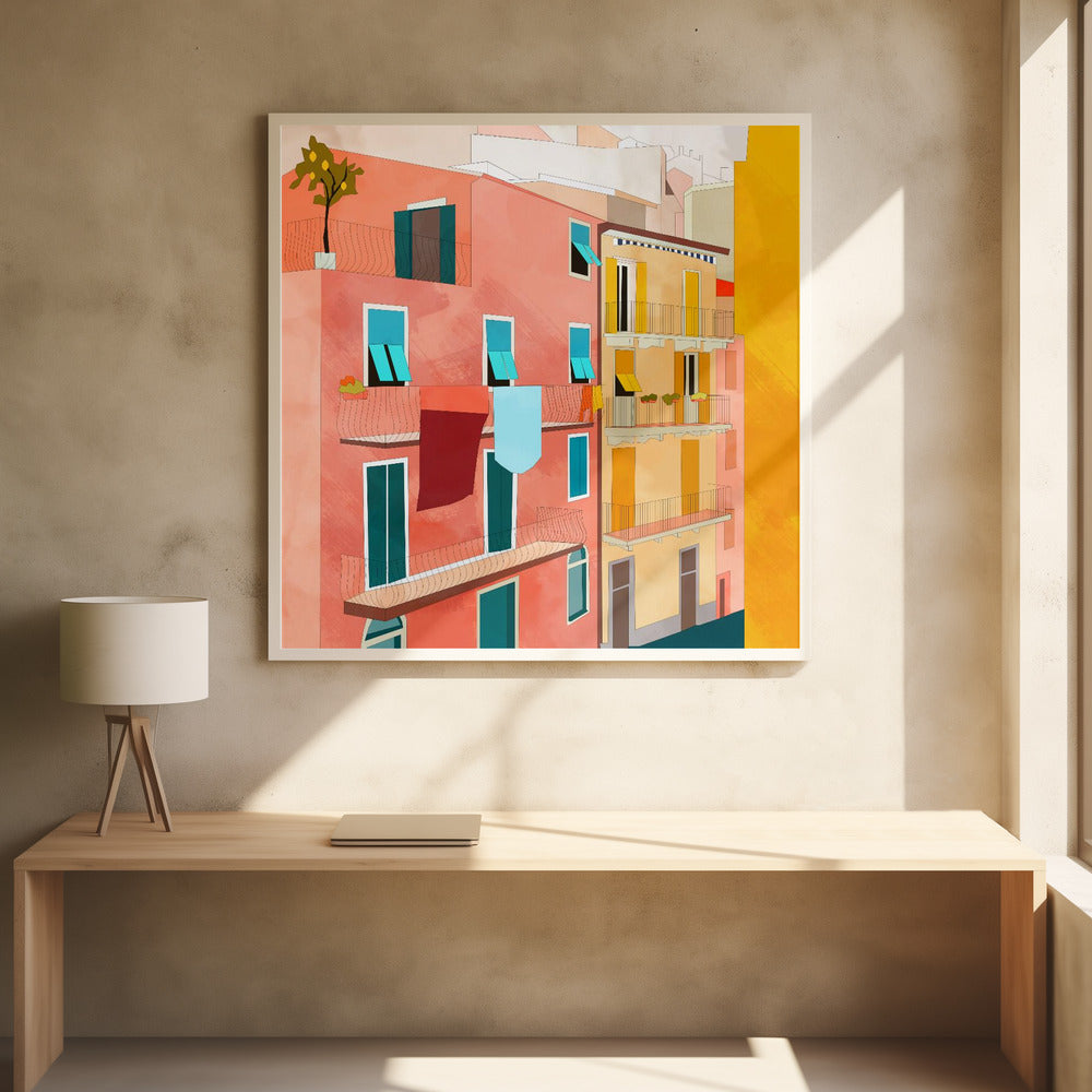 Häuser in Little Italy | Poster