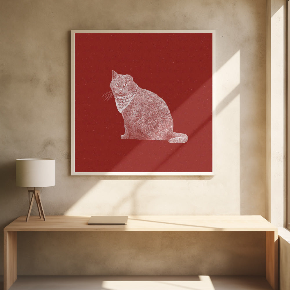 Badass Bandit Cat | Poster