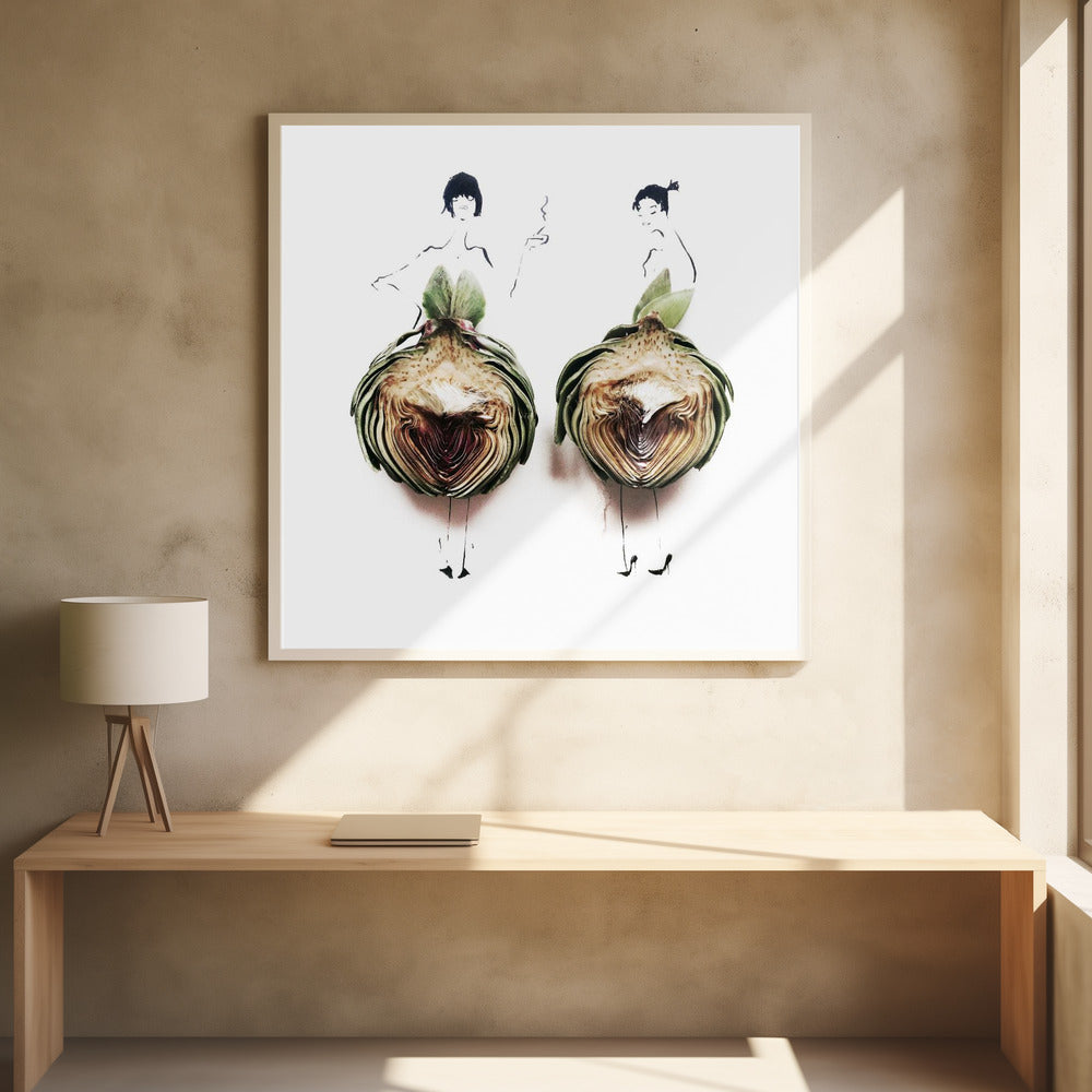 Artischocken-Duo | Poster