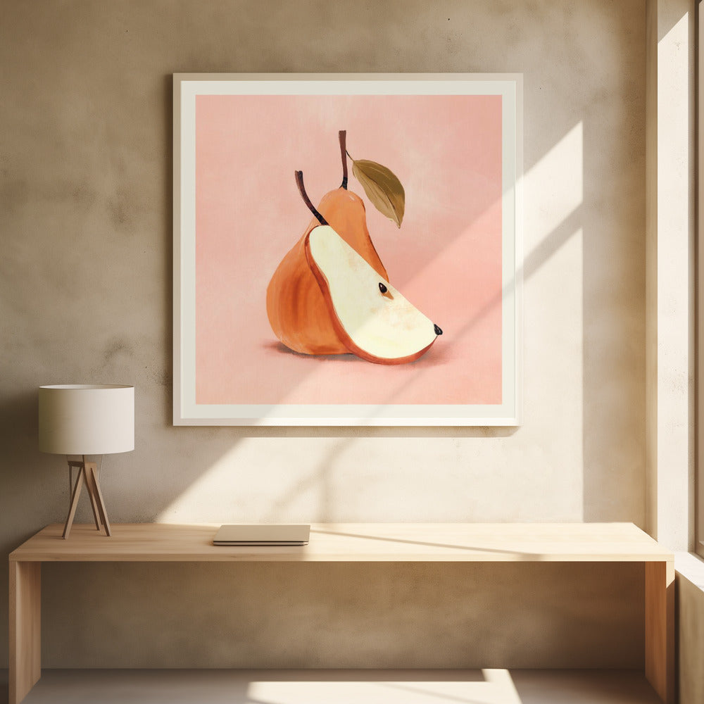 Stilisierte Birne | Poster