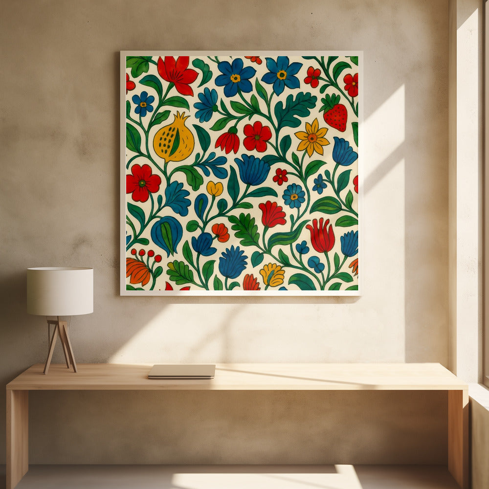 Blühende Blumensymphonie | Poster