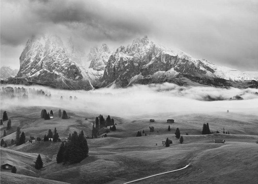 Foggy Dolomites | Poster