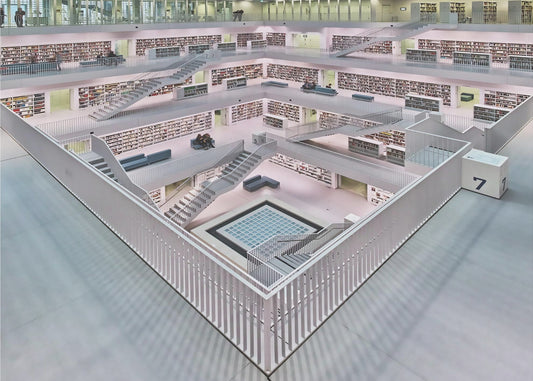 Stadtbibliothek Stuttgart inner space I | Canvas