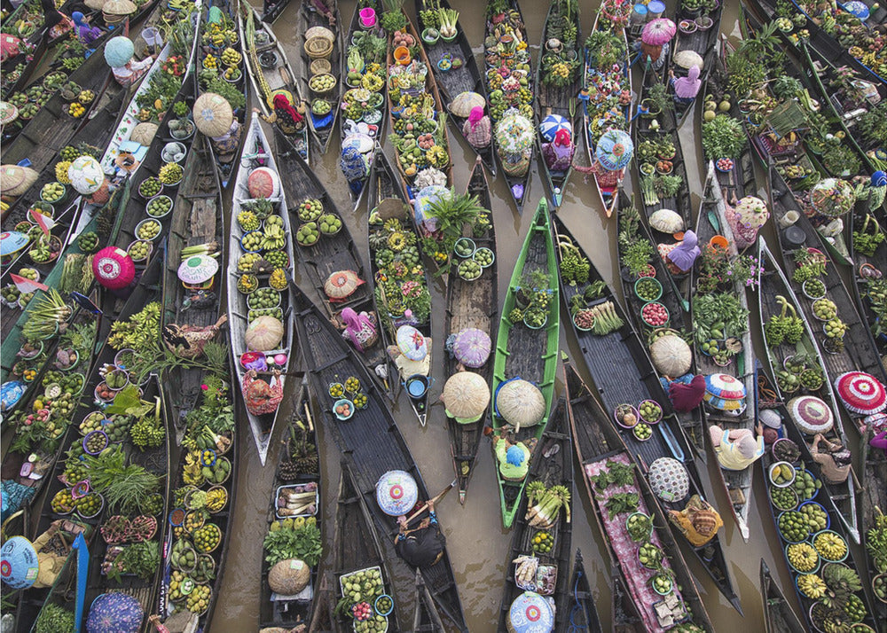 Pasar Terapung | Leinwand