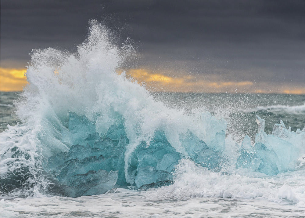 Eisige Welle | Leinwand