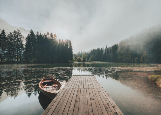 Nebliger Morgen | Leinwand