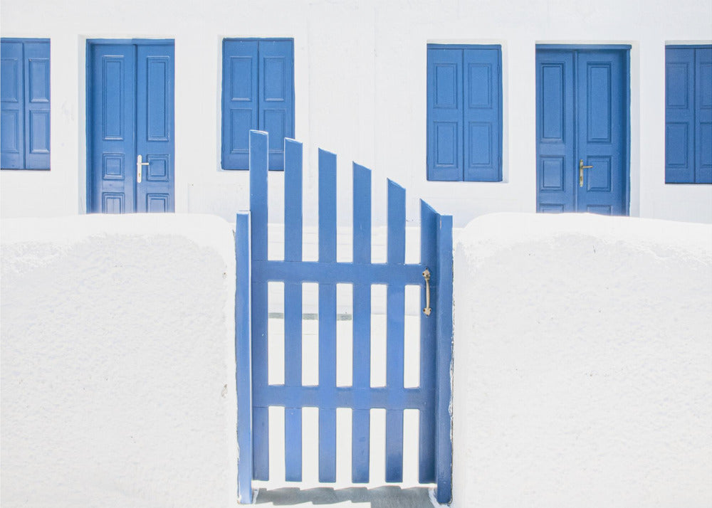 Tünche und blaue Farbe | Tapete