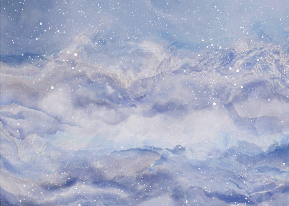 Mountains Under A Starry Sky | Wallpaper