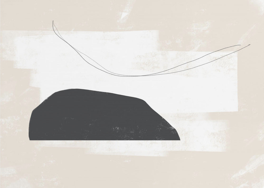 Black Geometric Shapes | Canvas