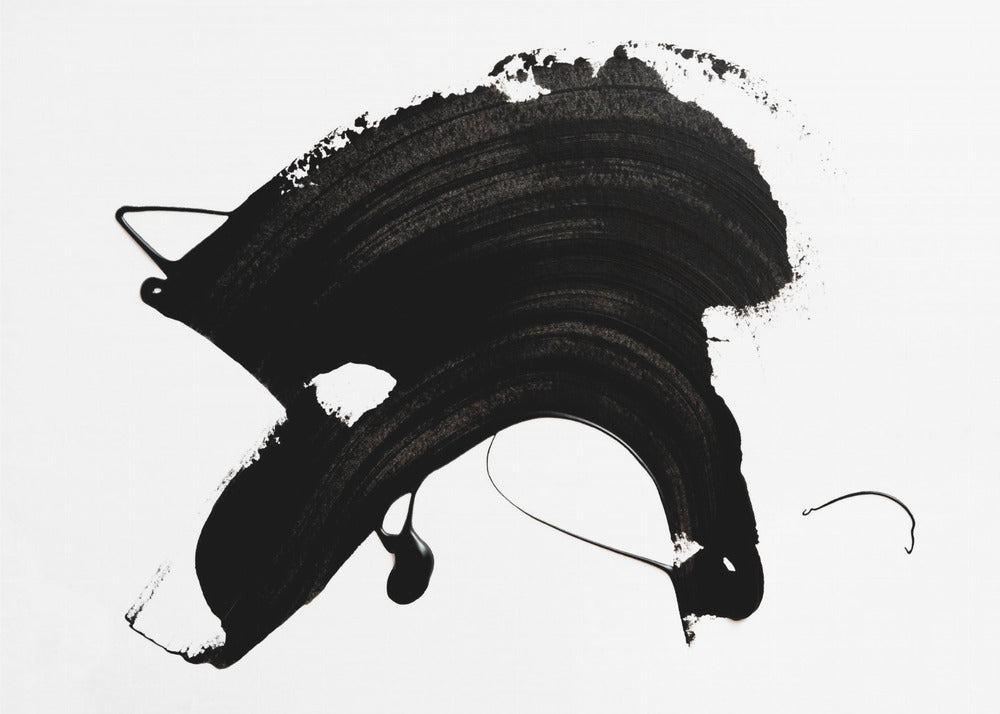 Black Abstract Stroke | Wallpaper