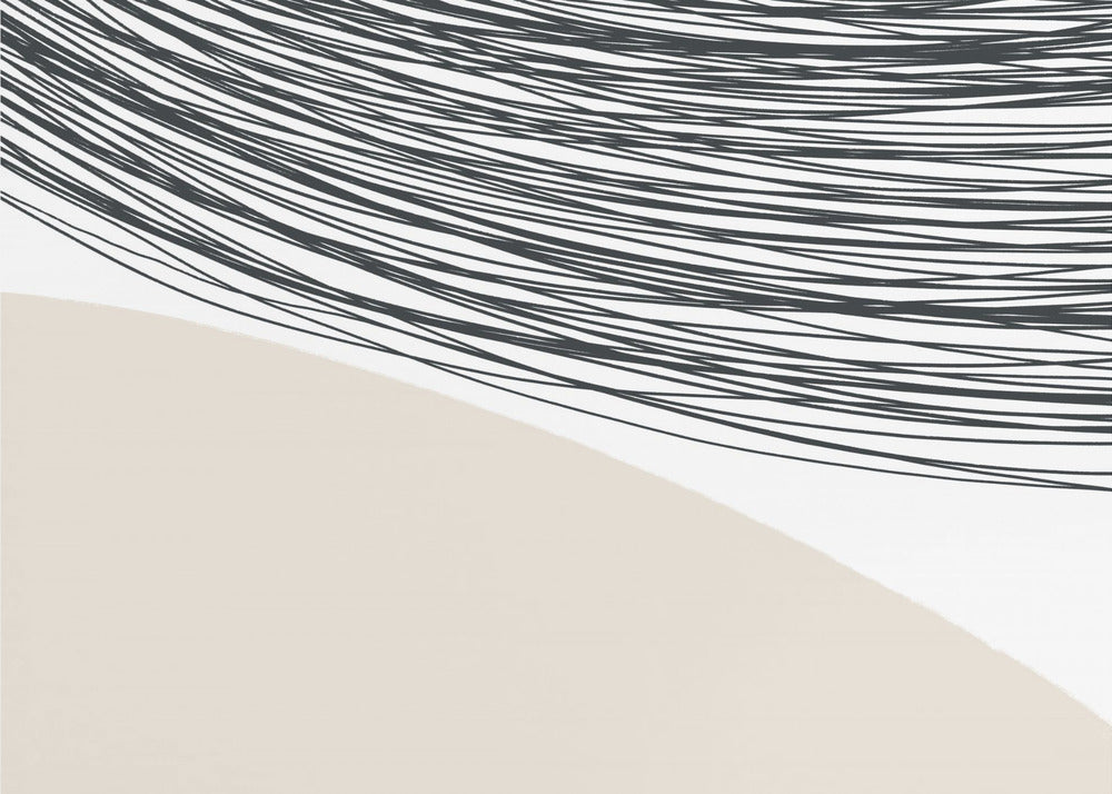 Harmonie geschwungener Linien | Tapete