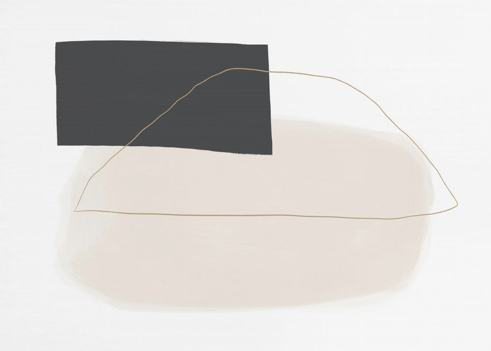 Geometrische Formen und gedämpfte Töne | Tapete