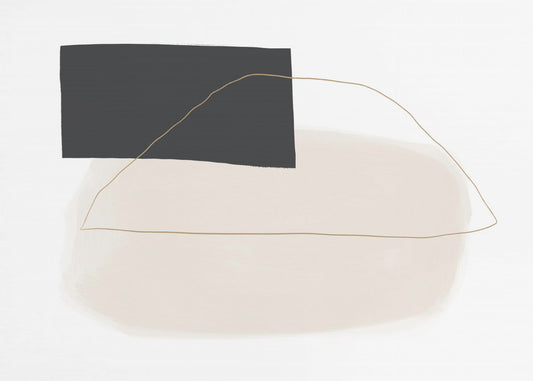 Geometrische Formen und gedämpfte Töne | Tapete