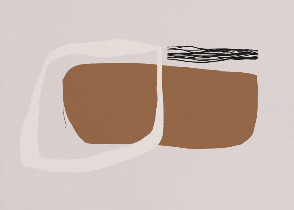 Erdiger Minimalismus | Leinwand