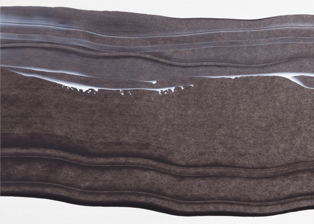 Wellenlinien mit einer ruhigen monochromen Palette | Leinwand