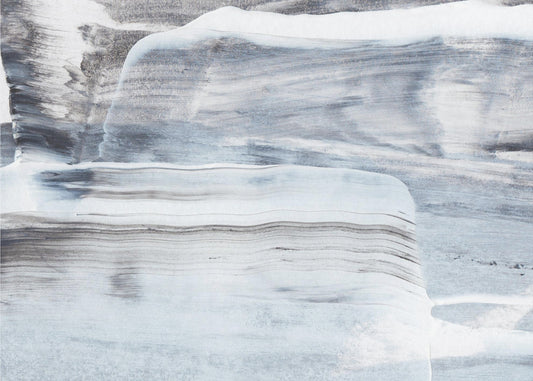 Black And White Brushstrokes | Poster