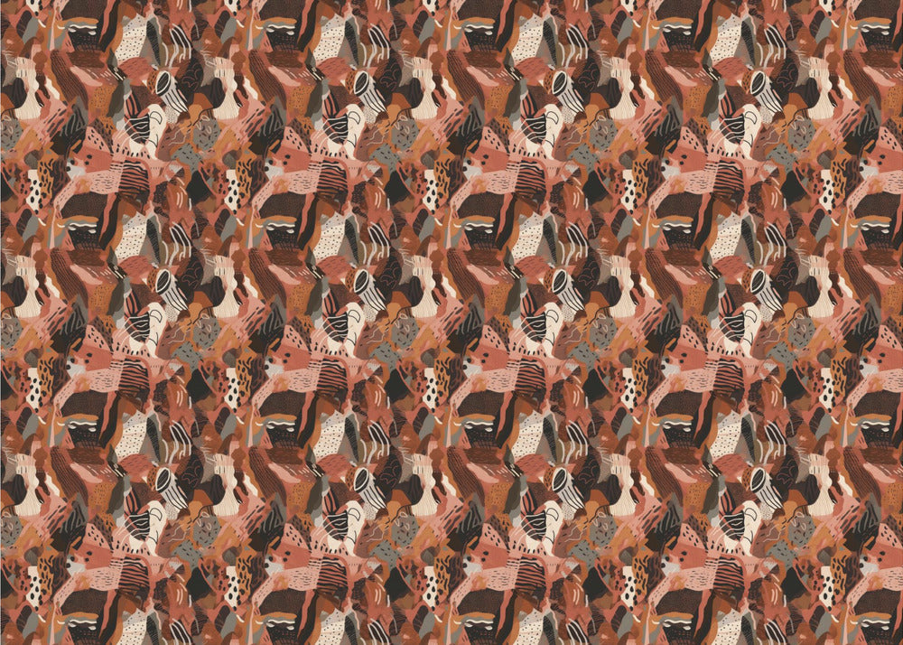 Purpurrotes Mosaik | Leinwand