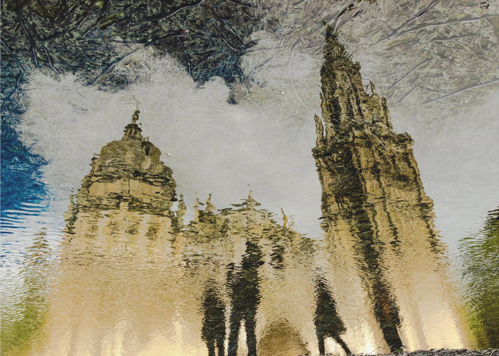 Spiegelung der Kathedrale von Toledo | Poster