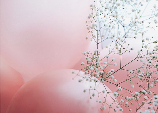 Blüten und Luftballons | Poster