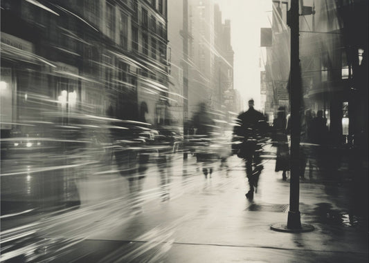 Stadtschatten fließen | Poster