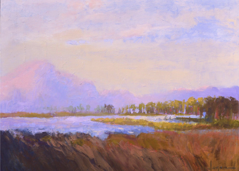 Ruhige Pastelllandschaft | Poster