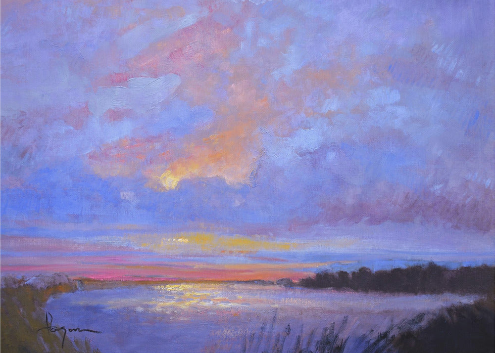 Ätherischer Abendhimmel | Leinwand