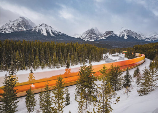 Morant's Curve im Winter | Leinwand