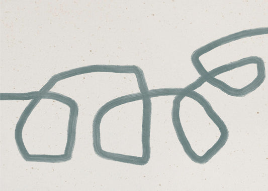 Minimalistisches Design mit Schleife | Poster