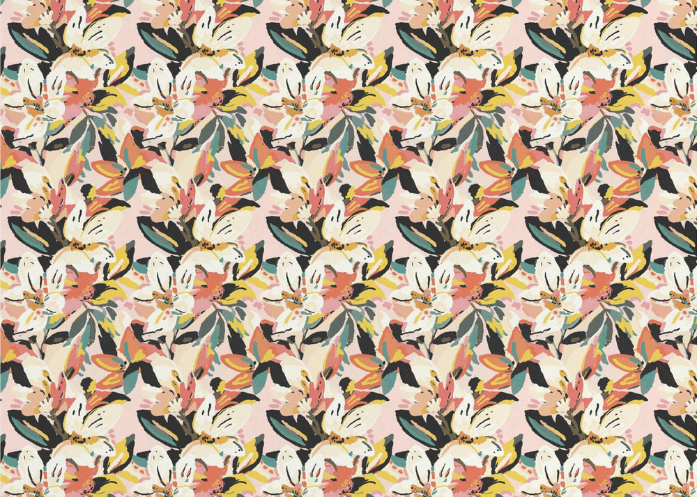 Floral Fusion Bliss | Tapete