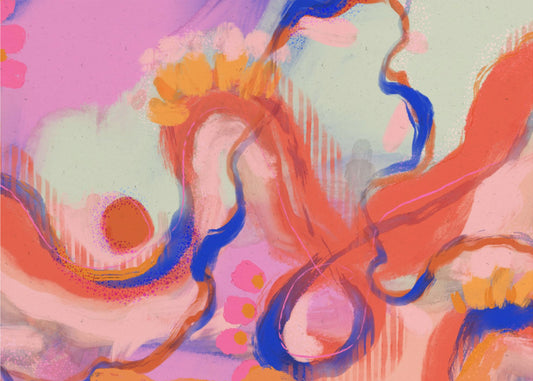 Whimsical Wavescape | Poster