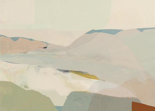 Farbblocklandschaft 2 | Leinwand