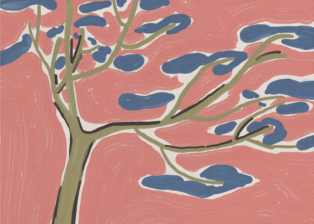 Bonsai-Baum-Kunstmalerei | Poster