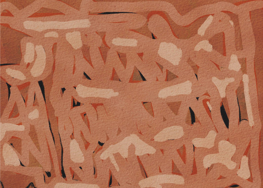 Braun abstrakt | Leinwand