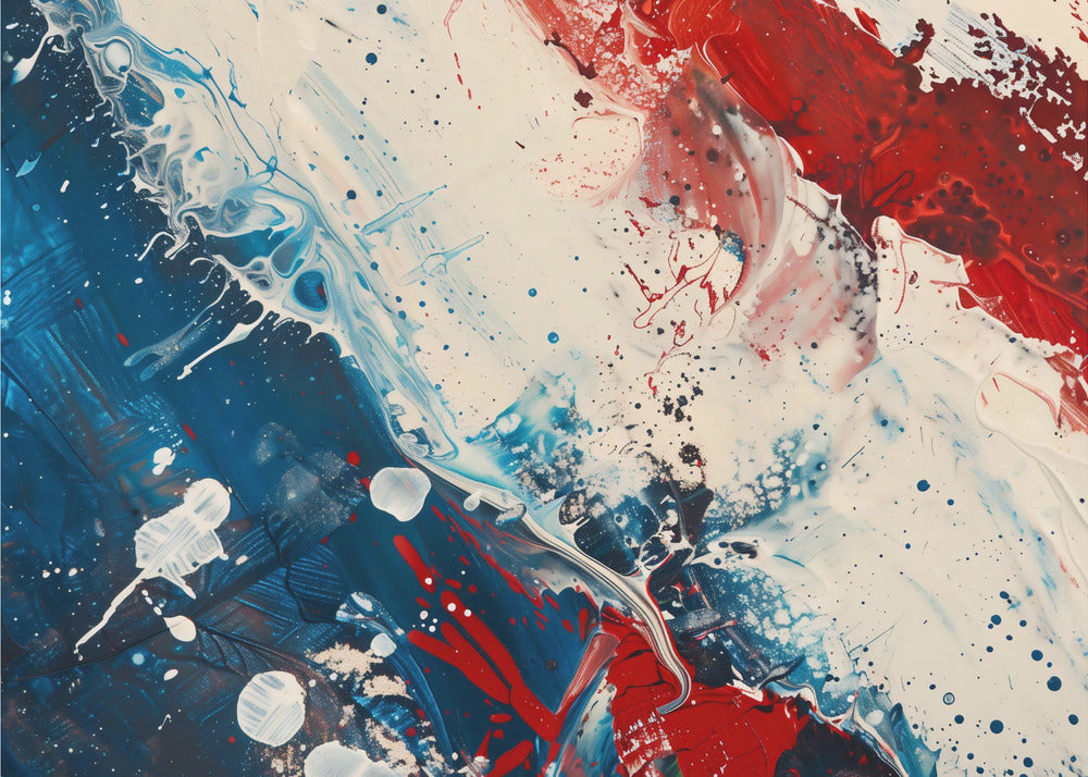 Rot, Weiß und Blau | Poster