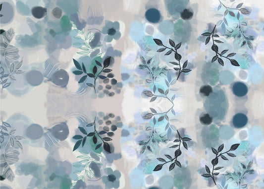 Blauer Weinreben-Mix | Leinwand