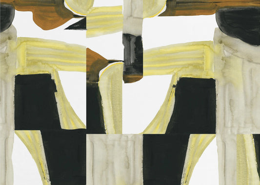 Abstrakte ausgeschnittene Formen 4 | Poster