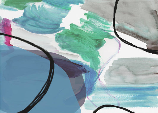 Fluid Abstract Shapes 2 | Canvas