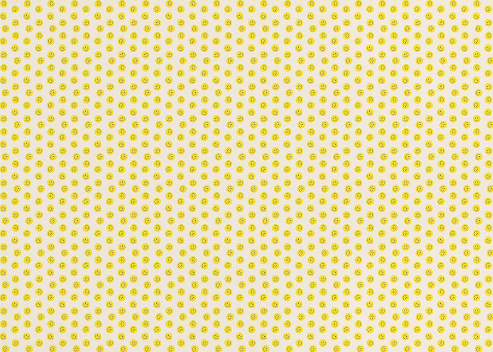 Gelbe Smileys (Musterdesign) | Leinwand