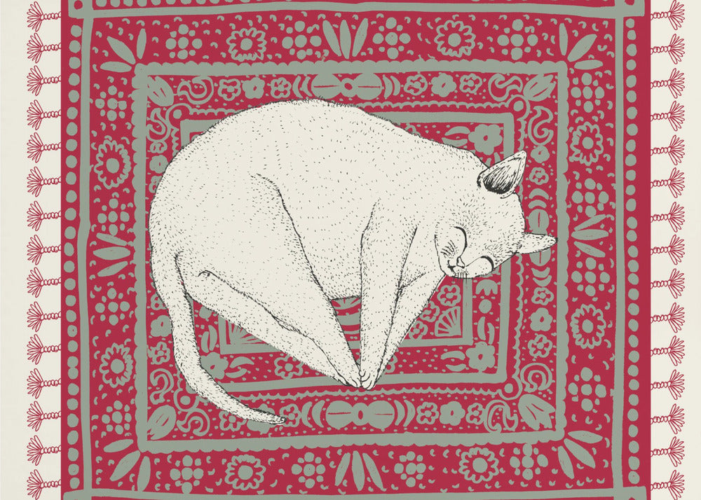Sleeping Cat VI | Canvas
