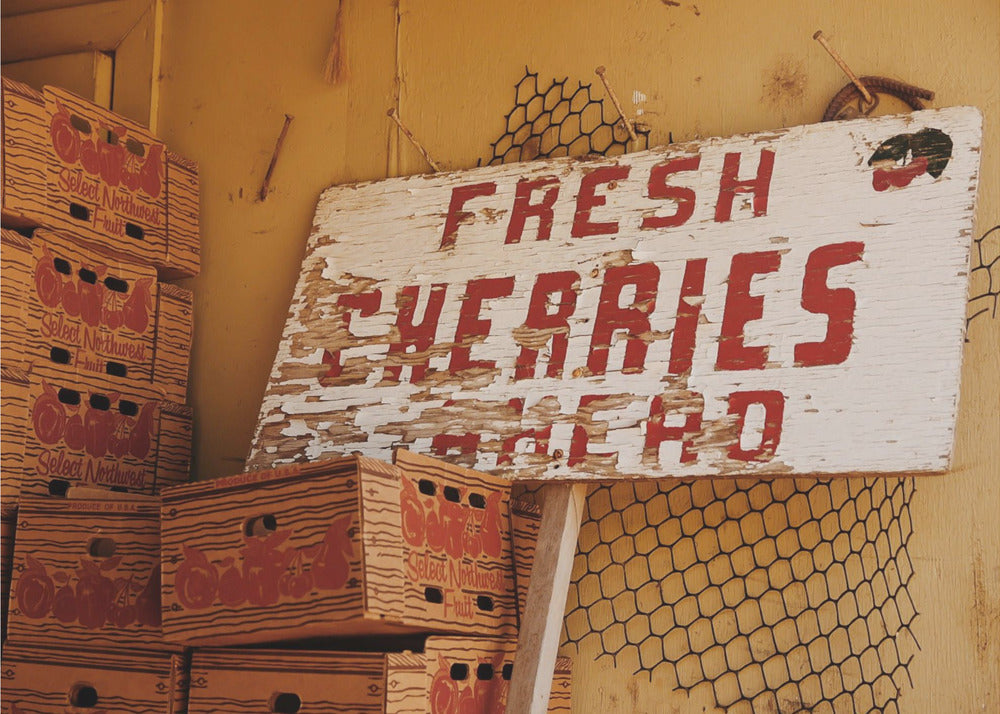 Fresh Cherries Ahead | Canvas