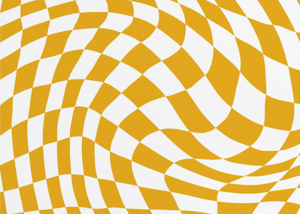 Yellow Checkerboard | Canvas