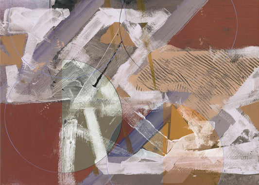 Abstrakte Kreise und Texturen 1 | Poster