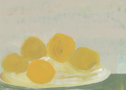 Limoni sul piatto Nr. 1 | Leinwand