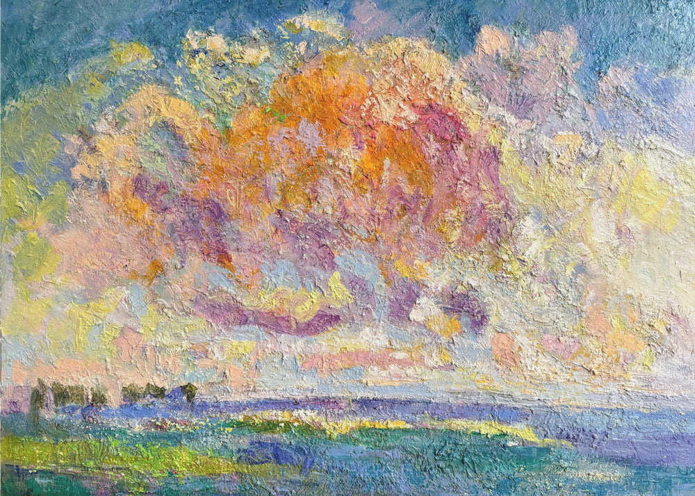 Lebendige Landschaft | Leinwand